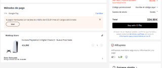 Consola Playstation 5 Digital Chasis D por 334,90€
