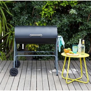 Homebase Oil Drum Charcoal BBQ - £26