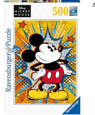 Puzzle Disney Mickey Mouse, 500 piezas marca Ravensburger por 7,28€