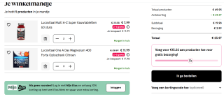 2+3 gratis op alle Lucovitaal bij de Etos