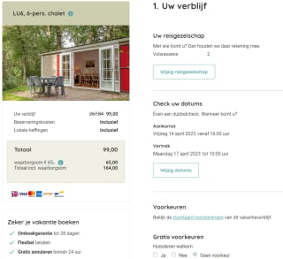 Vanaf €99 een weekend, (korte) midweek óf week weg bij Roompot