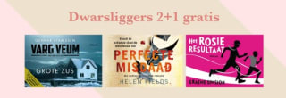 2+1 gratis op dwarsliggers bij Boekenvoordeel