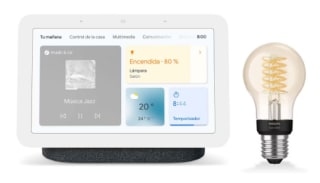Écran Wi-Fi Google Nest Hub 2ª gen + ampoule Philips Hue à 54,90€