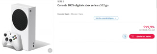 Console Xbox Series S 512 Go - Dreux à 299,99€