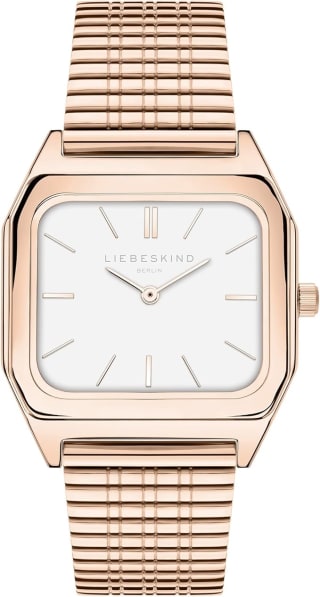 Liebeskind Kwartshorloge roségoudkleurig voor €54,71 bij Amazon
