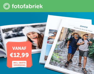 Fotoboek Hardcover A4 voor €12,99 + gratis verzending bij Fotofabriek