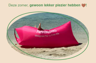 Gratis lucht sofa cadeau bij je bestelling in de Havaianas-store