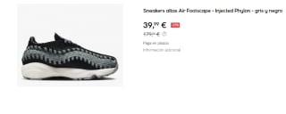 Zapatillas Nike Air Footscape por 39.99€