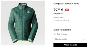 Chaqueta de Mujer The North Face Circaloft por 79.99€