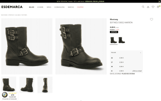 Botines mujer Mustang por 8,99€