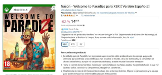 Juego Welcome to Paradize para XBX [ Versión Española] por 14,99€