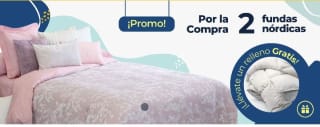 Gratis un relleno por la compra de 2 fundas nórdicas