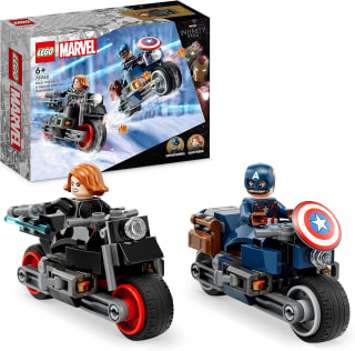 Lego Marvel Motos de la Viuda Negra y el Capitán América por 11,99€