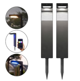 2x FlinQ Outdoor Gaia RGBW Tuinverlichting met Zonnepaneel voor €29,95 bij iBOOD