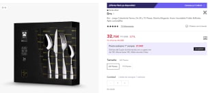 Bra Juego Cubertería Parma de 24 Piezas por 20,75€