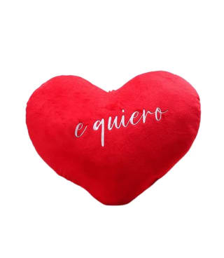 Pack de 2 STARLEY-Cojín de Peluche Corazon te quiero 36cm Rojo por 9,79€.
