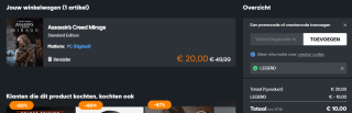 €10 korting op je bestelling in de Ubisoft Store