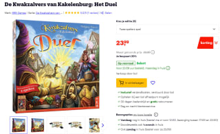 De Kwakzalvers van Kakelenburg: Het Duel voor €23,99 bij Bol