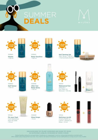 Summerdeals bij Mylène met leuke kortingen
