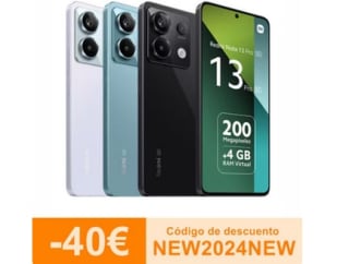 Smartphone Xiaomi Redmi Note 13 Pro 5G 8GB 256GB por 299€