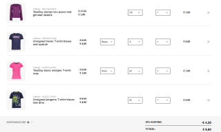 Tot 30% stapelkorting bij Scapino