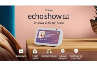 Pantalla táctil inteligente con Alexa por 52,23€.