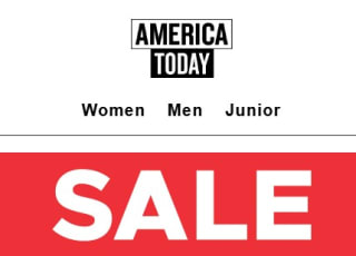 Tot 83% korting in de sale bij America Today