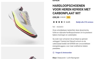 Kipurn Hardloopschoenen voor €99,99 bij Decathlon