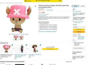 Hucha Chibi Chopper One Piece por solo 9,48€