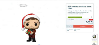 Funko POP Marvel Gotg Hs Pop 4 Star Lord por 3,99€