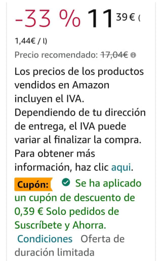 Pack de 24×330ml Cerveza Cruz campo por 11€.