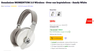 Sennheiser MOMENTUM 3 Wireless hoofdtelefoon voor €184 bij Bol.com