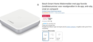 Bosch Smart Home Watermelder voor €30,99 bij Amazon