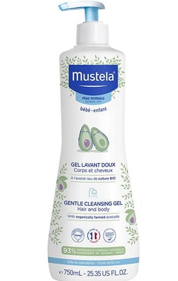 Mustela Gel dermolimpiador lavante sin jabón cabello y cuerpo 750 ml por 	9,56 €€