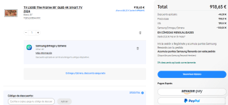 TV 55" QLED Samsung TQ55LS03DAUXXC 4K THEFRAME Smart TV por 918,65€