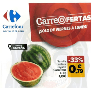 Ofertas Supermercado Folleto carrefour del 07 Junio al 10 de Julio