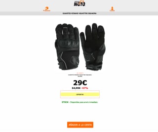 Guantes de moto VQUATTRO SQUADRA verano por solo 29€