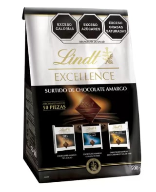Lindt Surtido de Chocolate Amargo 50 piezas por $187