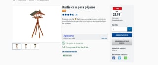 Karlie casa para pájaros por 23,99€