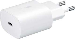 Samsung PD 25W Wall charger + cable - USB-C snellader - Wit voor €12,33 bij Amazon
