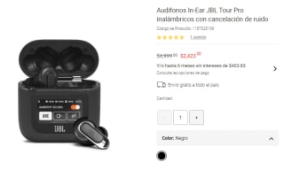 Audífonos In-Ear JBL Tour Pro por $ en Liverpool