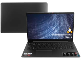 Notebook da Lenovo, modelo Ideapad 3i com AMD Ryzen 5 8GB - R$ 2.510,07