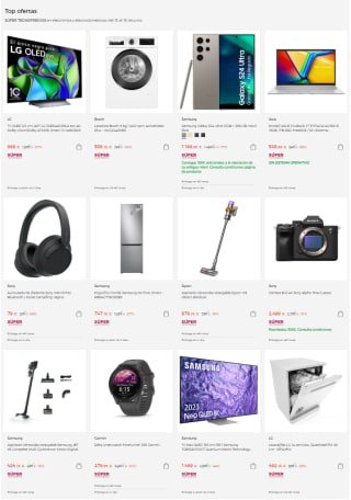 Súper Technoprecios hasta el 60% dto