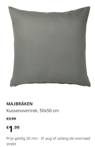 Tot 60% korting in de sale bij Ikea