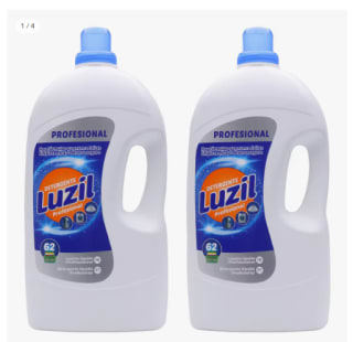 Pack 2 Luzil de 62 Lavados detergentes líquidos profesionales por 12.69€ (Cuenta Nueva 6.34€)