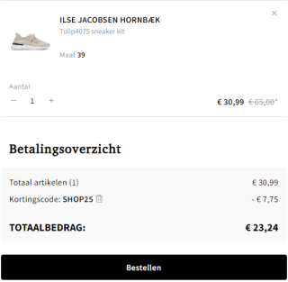 75% + 25% extra korting op nieuwe items bij Otrium