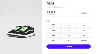 Zapatillas Casual Vans HYLANE por 35€