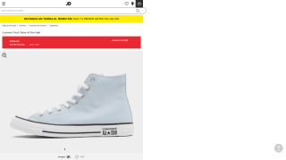 Converse Chuck Taylor All Star High azul claro por 25€