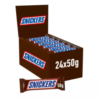 Snickers Pack de 24×50gr por 10,53€.