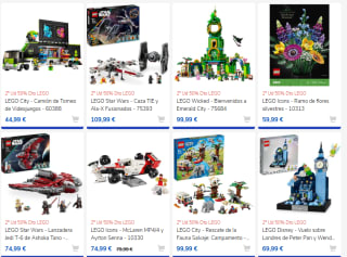 LEGO 50% descuento en la segunda unidad en ToysRys